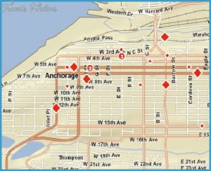 Anchorage Municipality Map Tourist Attractions   TravelsFindersCom