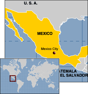 Mexico City Map - TravelsFinders.Com