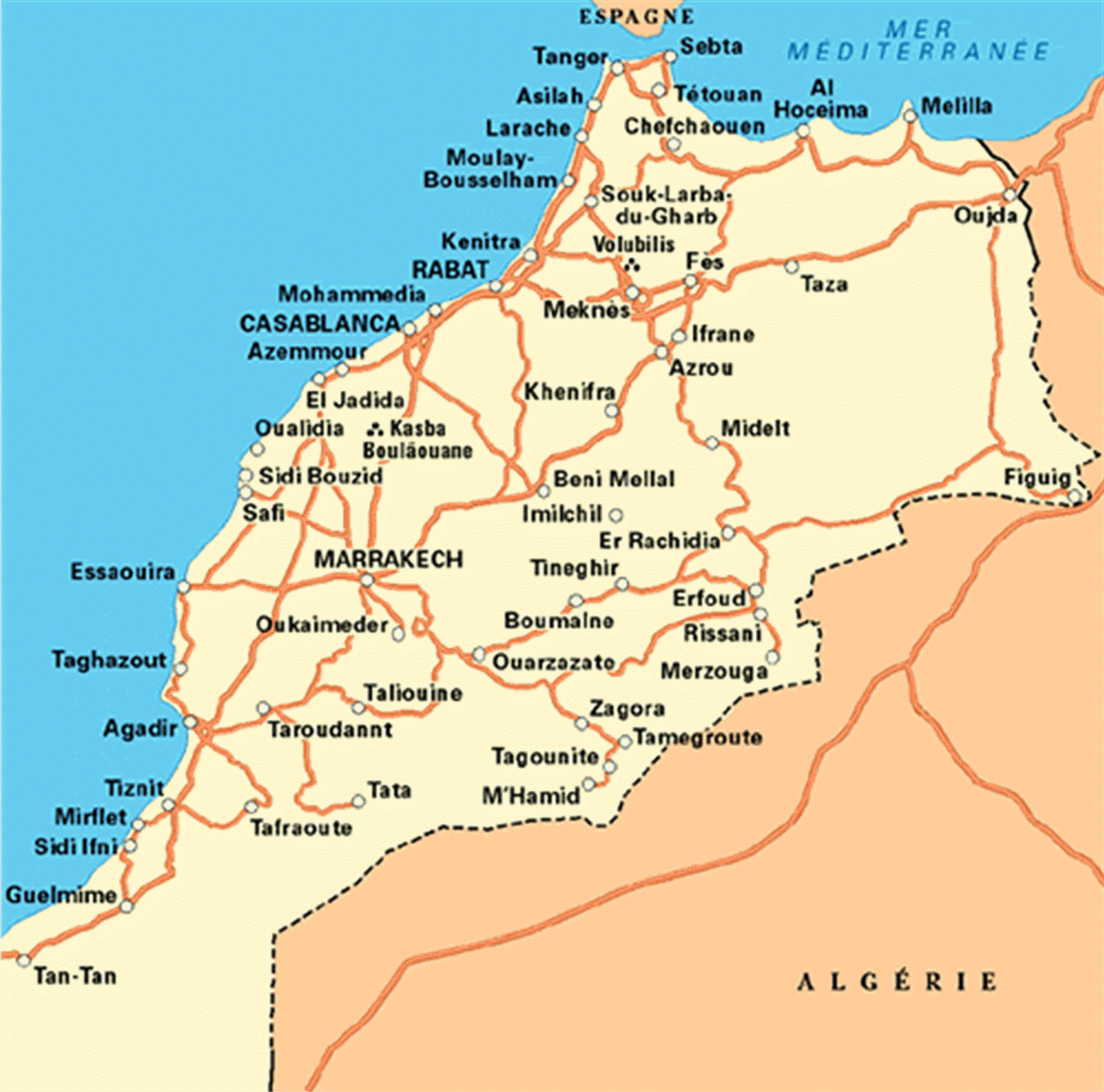 Morocco Map2 