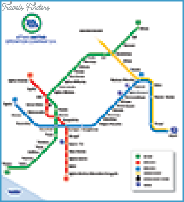 Athens Metro Map - TravelsFinders.Com