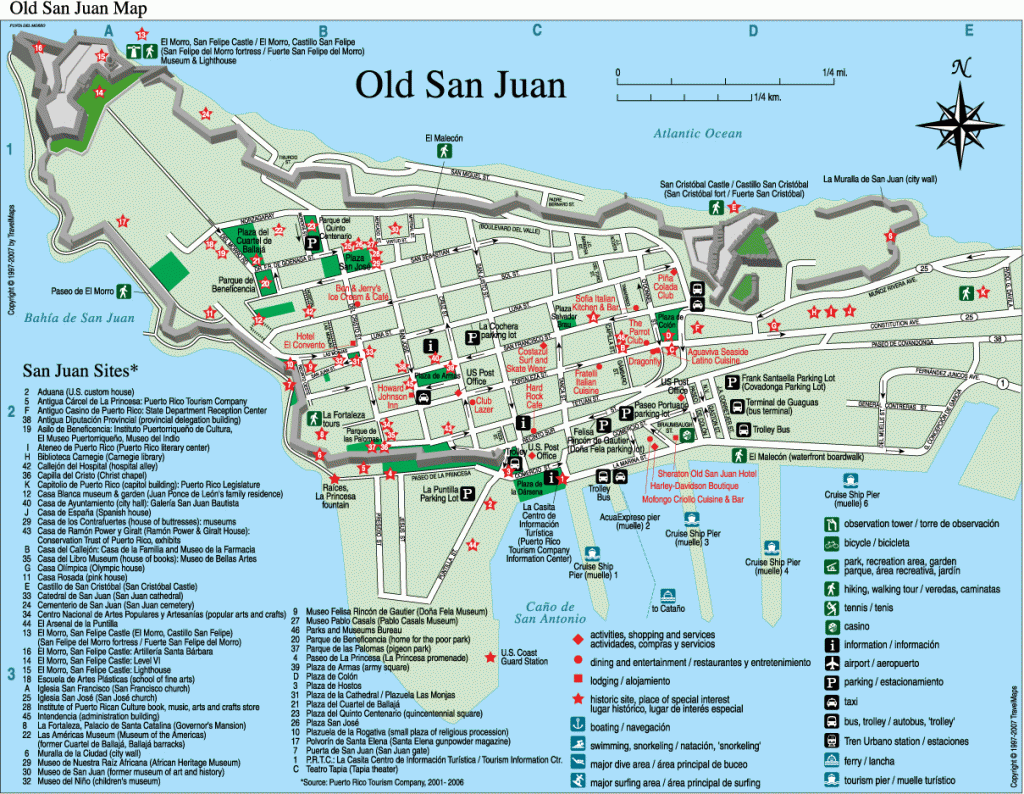carnival cruise port san juan puerto rico map