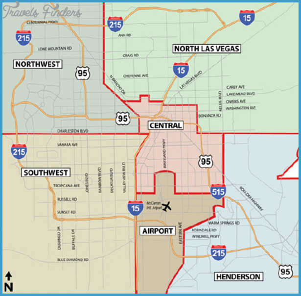 North Las Vegas Subway Map Travelsfinders Com