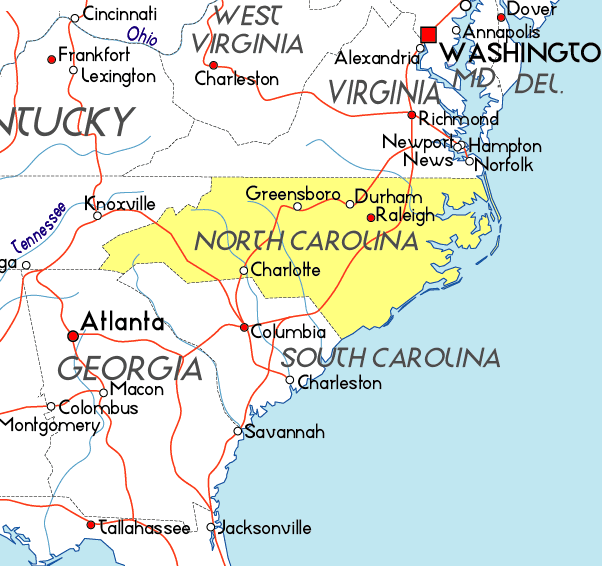 North Carolina Travelsfinderscom