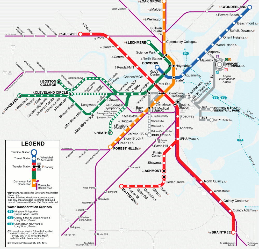 Cambridge Metro Map 4 