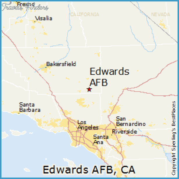 Edwards California Map Travelsfinders Com