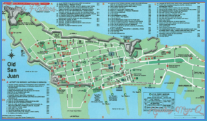 walking tour map of old san juan puerto rico