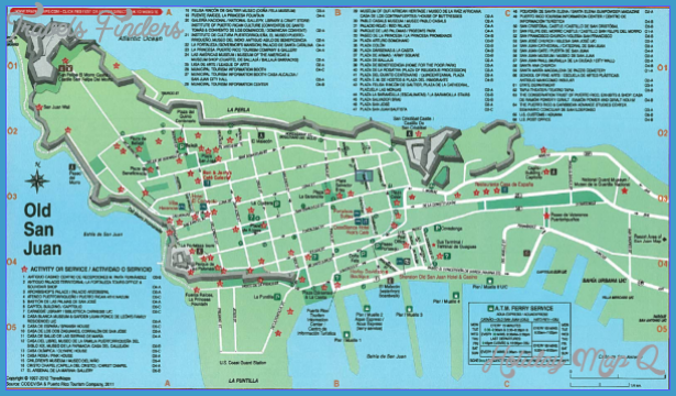 walking tour of san juan puerto rico map