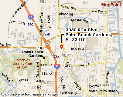Palm Beach Gardens Florida Map Travelsfinders Com