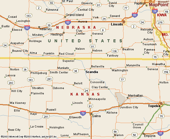 Salina Kansas Map Travelsfinders Com