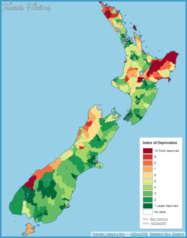 Population Map Of New Zealand