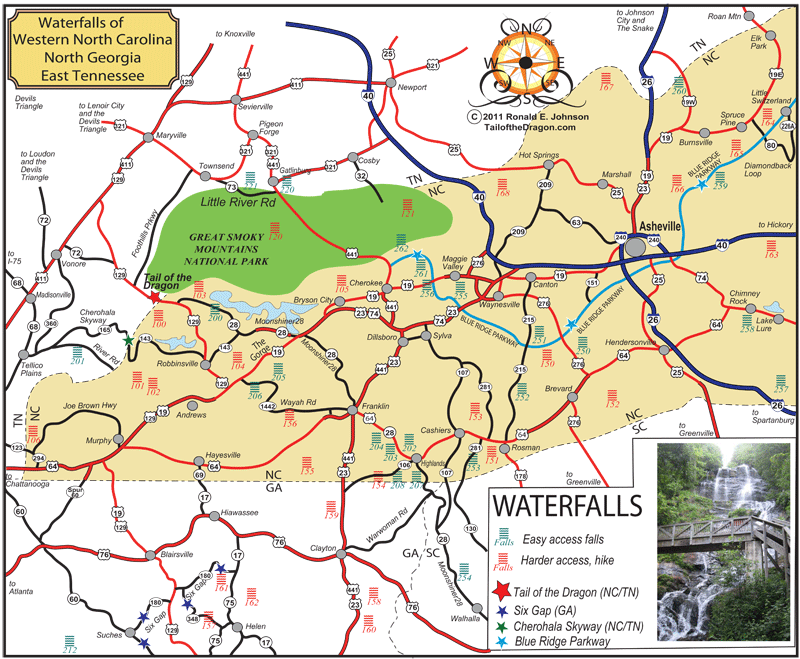 North Georgia Hiking Trails Map Travelsfinderscom 6256