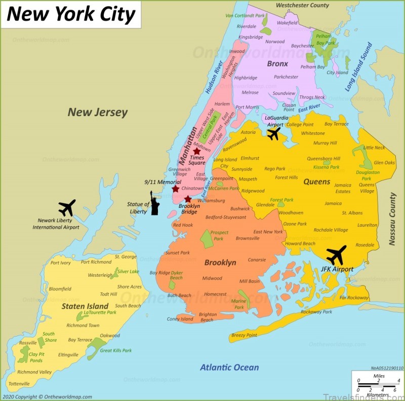 maps of new york map of new york city