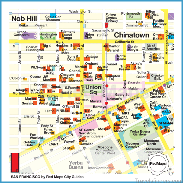 San Francisco Chinatown Map - TravelsFinders.Com