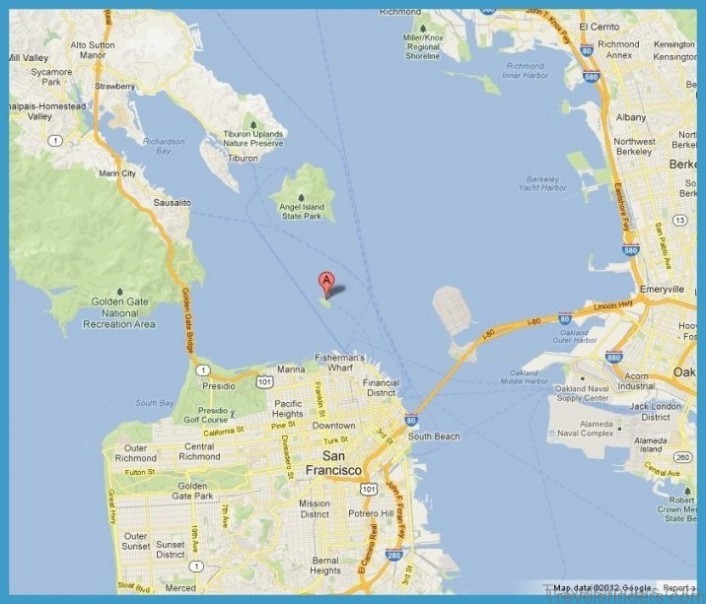 San Francisco Map Location Travelsfinders Com