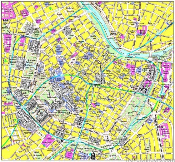 Large map of Vienna 3