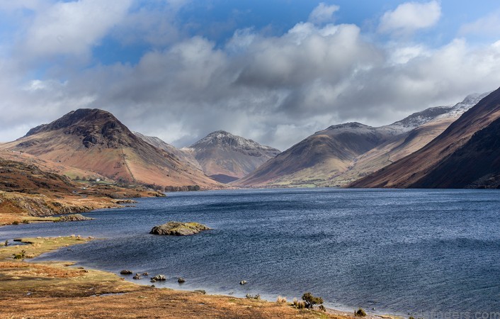 map of wast water swimming and camping review of wast water