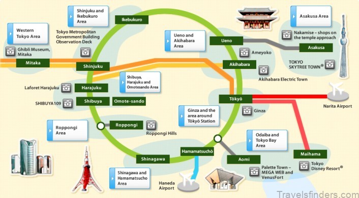 tokyo map japan visitor japan travel guide4