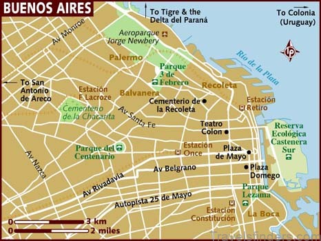 Map of Buenos Aires