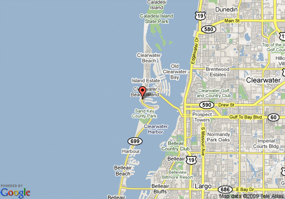 Map of Travelodge Clearwater Beach Fl, Clearwater Beach | Clearwater beach fl, Clearwater beach, Clearwater beach florida