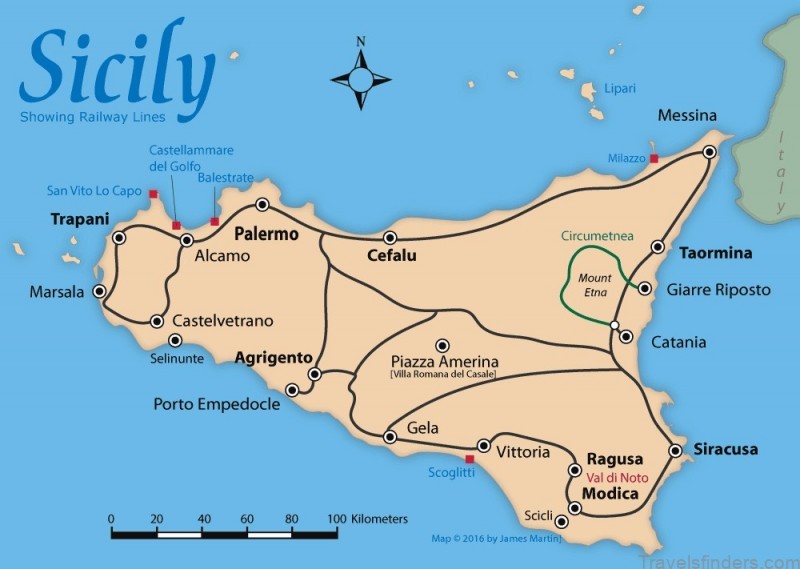 Sicily Map and Travel Guide | Wandering Italy