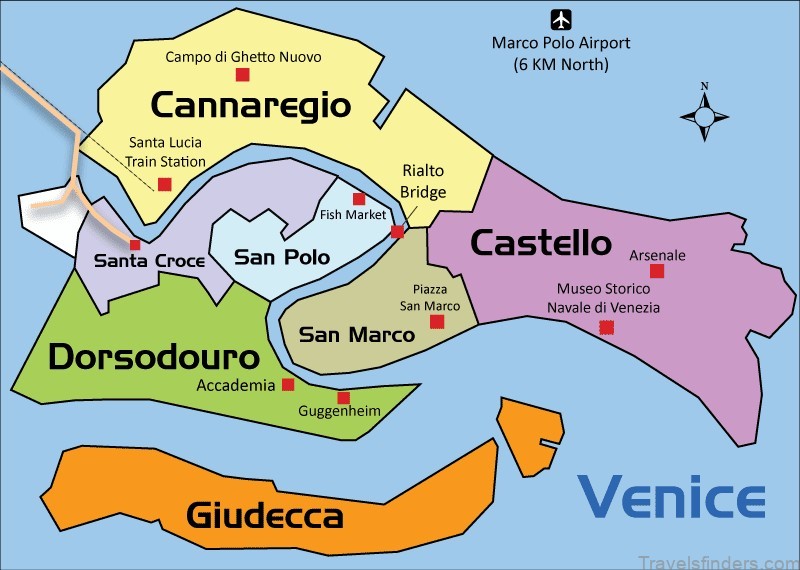Venice Neighborhoods Maps & Travel Guide | Wandering Italy