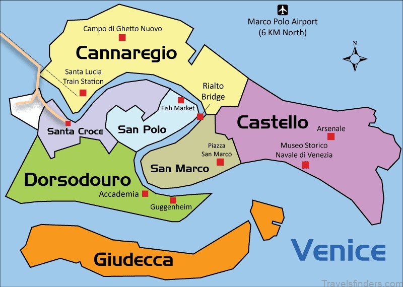 Venice Neighborhoods Maps & Travel Guide | Wandering Italy