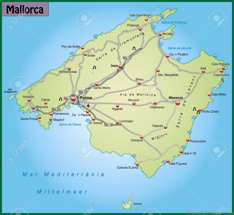 map of mallorca park hyatt reviews where to stay in mallorca 3
