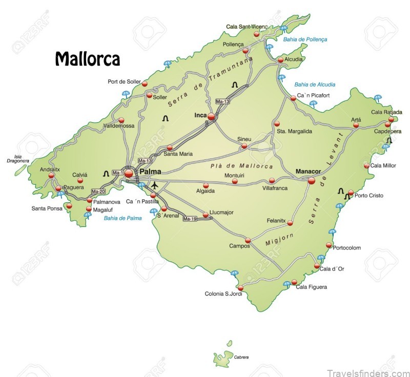 map of mallorca park hyatt reviews where to stay in mallorca 4