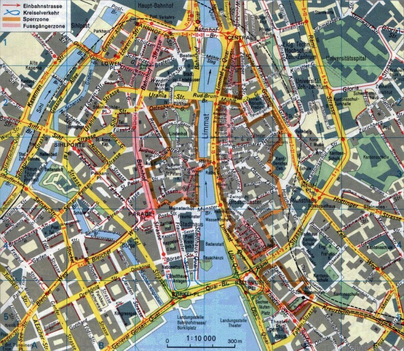 map of zurich where to stay in zurich 2
