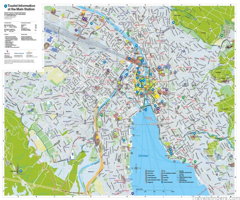 map of zurich where to stay in zurich 4