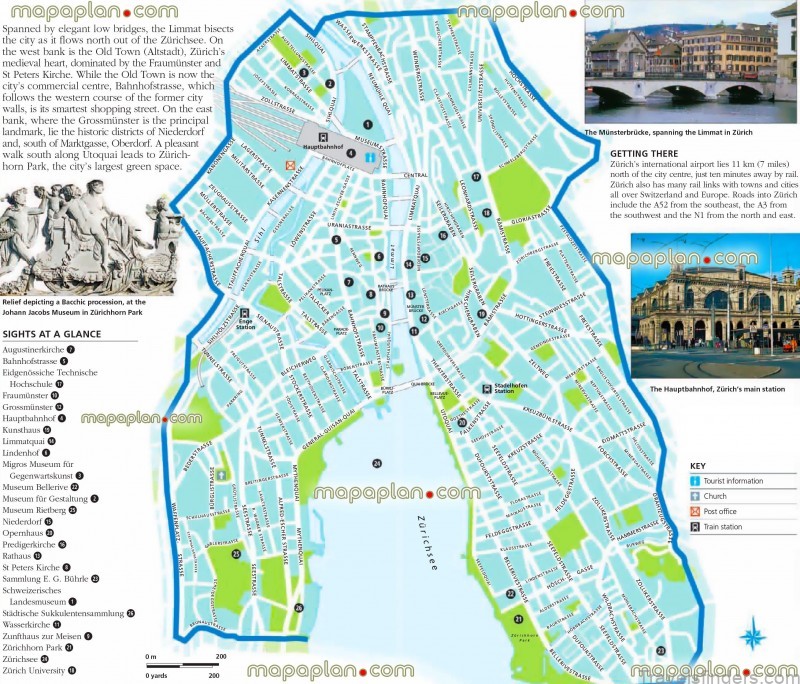 map of zurich where to stay in zurich 5