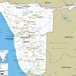 omaanda namibia map of namibia