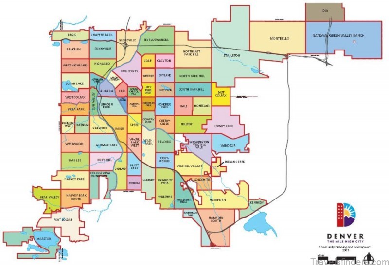 City Of Denver Neighborhoods Proper