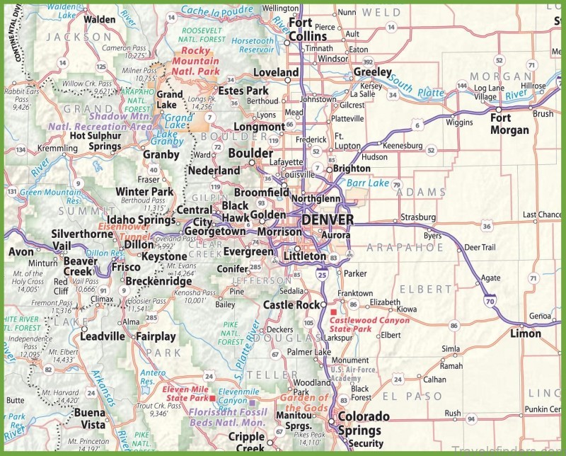 denver area road map