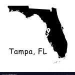 1315 tampa fl on florida state map vector 33224803