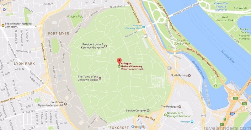 arlington cemetery directions