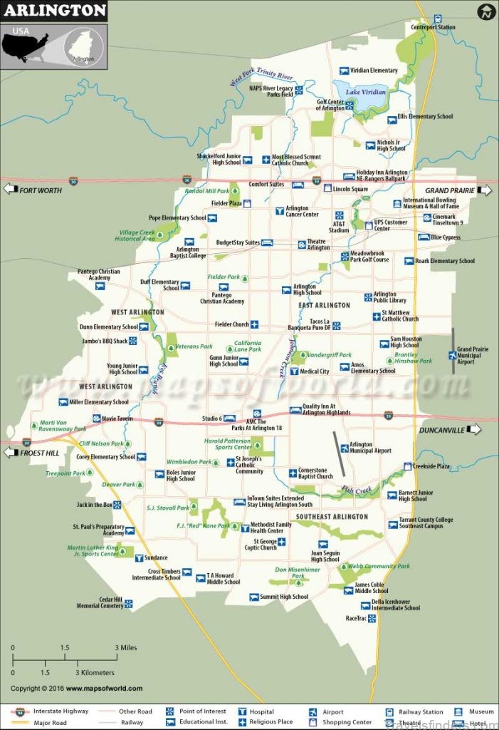arlington map