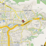best western anaheim hills map