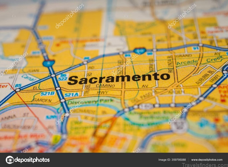 depositphotos 359795088 stock photo sacramento usa travel map background