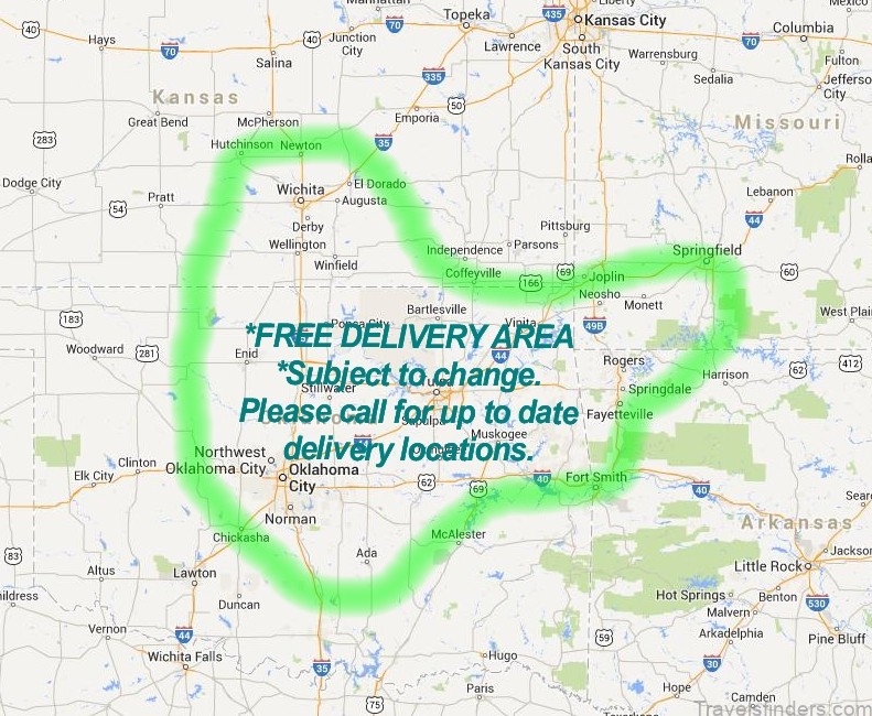 free delivery map8