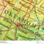 geographic map us state oklahoma important cities close geographic map us state oklahoma important cities 98978326