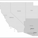 location key map of the city of tucson pima county arizona usa