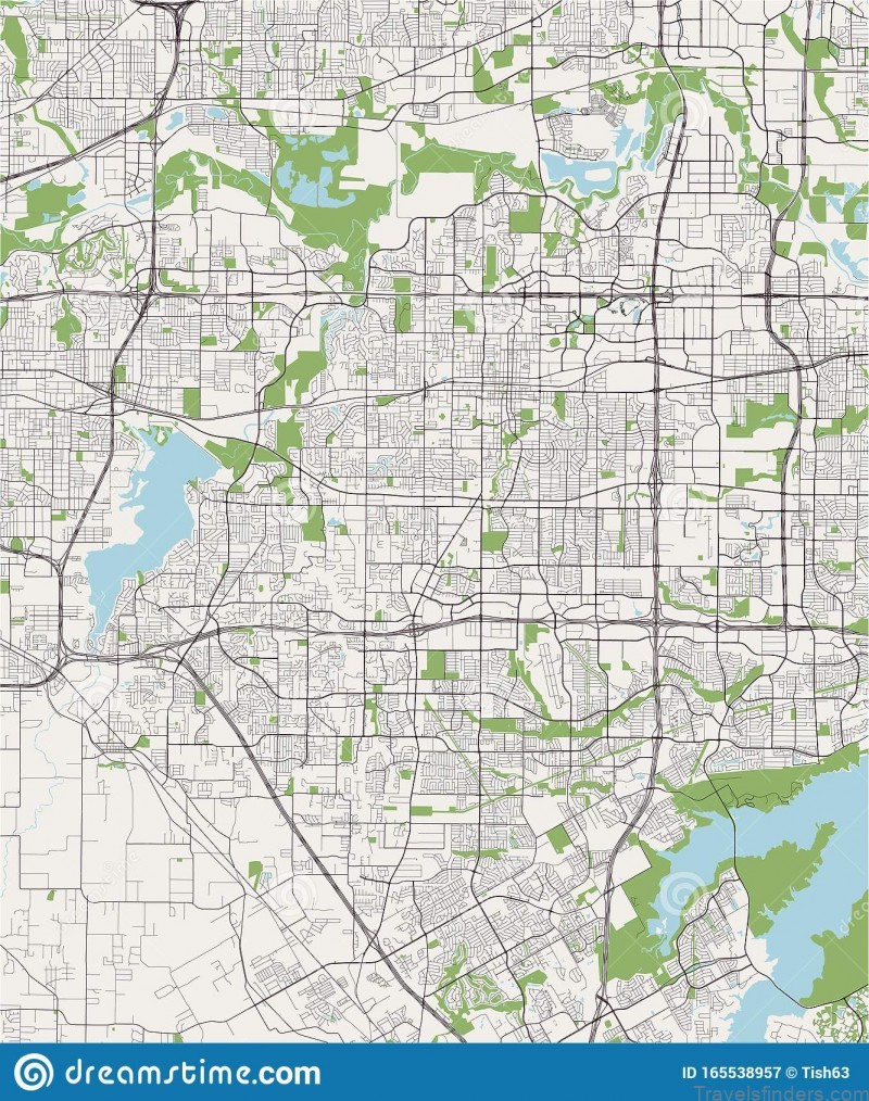 map city arlington virginia usa vector united states america 165538957