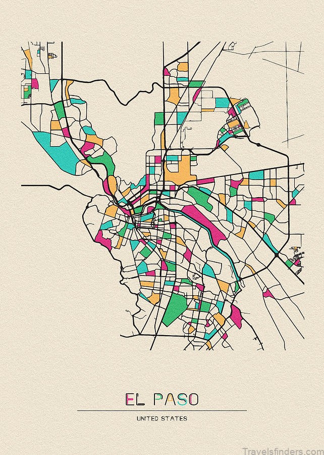 map of el paso el paso metro area population 2