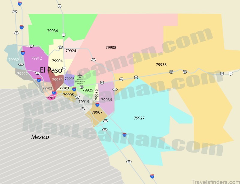 map of el paso el paso metro area population 4
