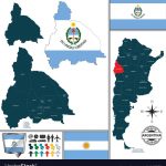 map of san juan province argentina vector 24247233
