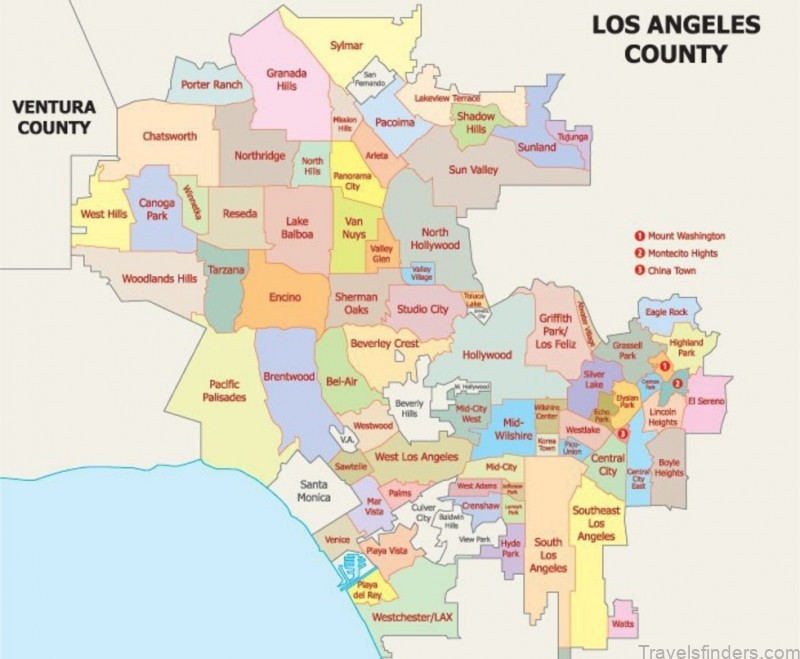 neighborhood map los angeles
