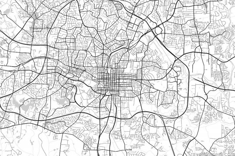 raleigh north carolina usa light map jurq studio