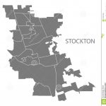 stockton california city map neighborhoods grey illustratio illustration silhouette 122031965