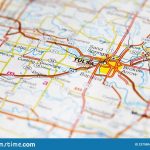 tulsa city road map area closeup macro view tulsa oklahoma tulsa city road map area closeup macro view 237980426